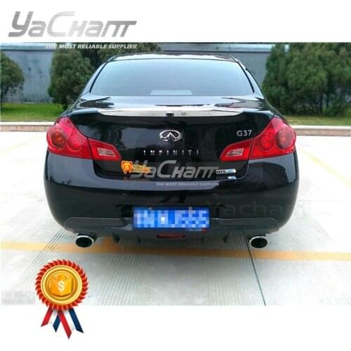 Car-Styling FRP Fiber Glass Rear Bumper Diffuser Fit For 2007-2015 V36 G25 G35 G37 Q40 4D Sedan Rear Diffuser JDM Version Only