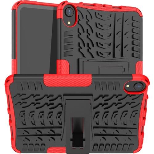 Tire Pattern Silicon Heavy Duty Rugged Armor TPU+PC Cover Case for New iPad 9.7 2017 2018 A1822 A1893 A1954 +film+pen