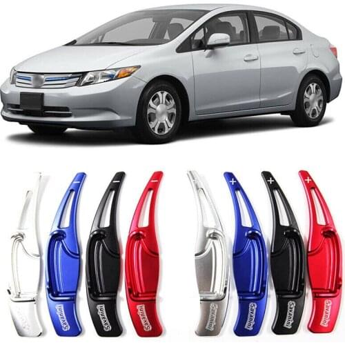 Savanini Alloy Add-On Steering Wheel DSG Paddle Shifters Extension For Honda Civic 2012