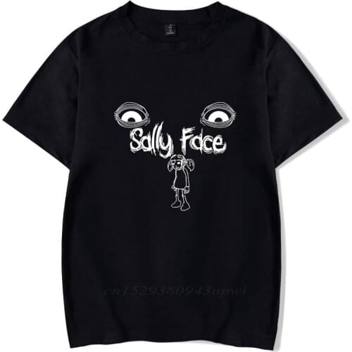 The New T-Shirts Sally face Men/Male Summer Fashion cotton T-Shirts Sally face Hip Hop Short sleeve Tops cool shirt