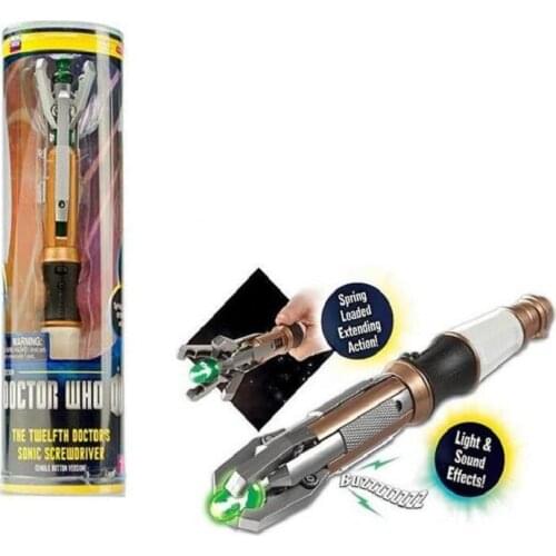 Toy New Doctor Doctor Twelve Sonic Screwdriver Model Toy Doctor Doctor Collector Action Figure Children Christmas Gift Doll Toy