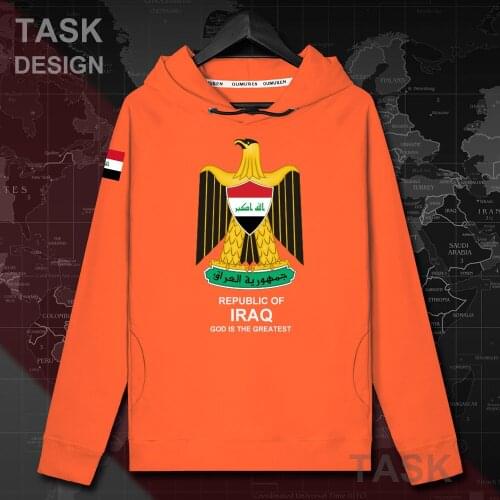 Republic of Iraq Iraqi Iraqi IRQ mens hoodie pullovers hoodies men sweatshirt streetwear Autumn clothes tracksuit nation coat 20