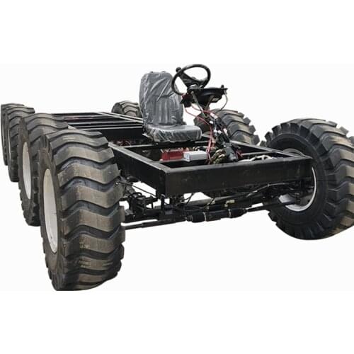 Customized Electric four-wheel vehicle eight-wheel chassis accessories to widen the width of the tire hydraulic front and rear a