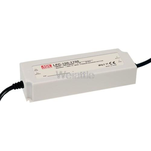 LPC-150-500 48/58/72/96/143/200/286V 350/1400mA MEAN WELL 150W AC-DC LED Lighting Drive Switching Power Supply Constant Current