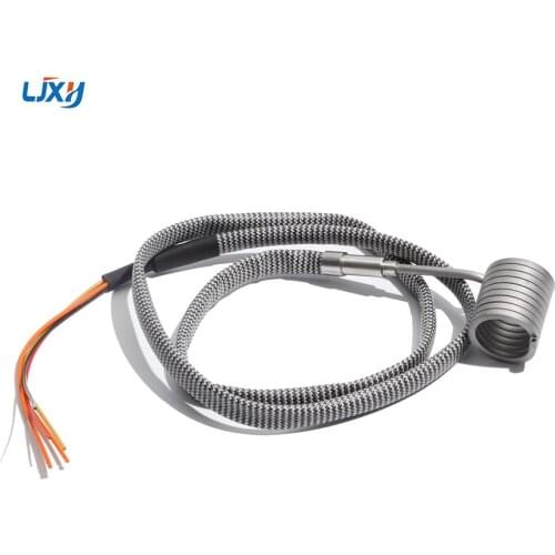LJXH 18mm Hot Runner Heating Elements, Spring Coil Nozzle Band Heaters, 25mm 30mm 35mm 40mm 50mm, 3x3 Cross Section, K Thermocou