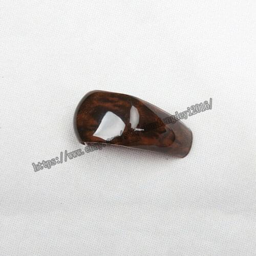 Fit For Cadillac SRX 2010-2015 Peach wood grain Gear Shift Knob Cover Trim 1pcs