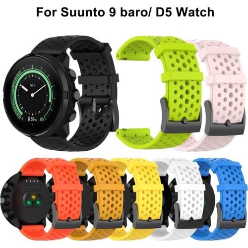 24mm Strap For Suunto 9 Baro Titanium Silicone Replacement Watchband Sport Wrist Band Strap Bracelet for Suunto Spartan Baro