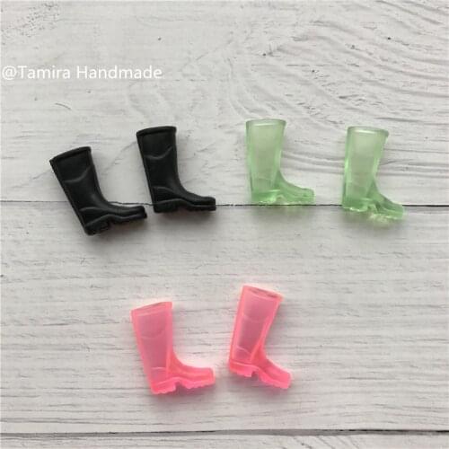 Hand Made Fairy door great gift for Kid miniature Cute Soft Rain Boots Teeth Fairy Accessory 3 Colors silicone Dolls Toys