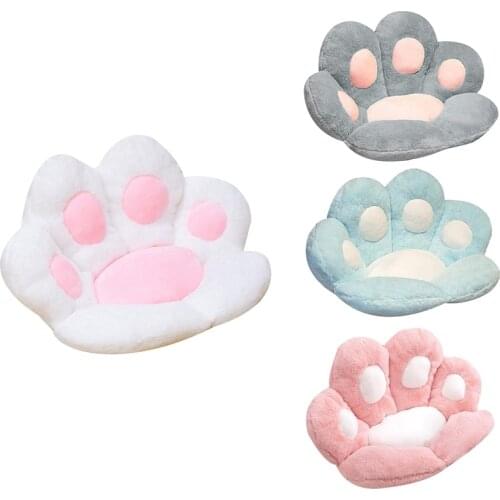 Cat Cushion Cute Seat Cushion,Cat Shape Lazy Sofa Chair Cushion Warm Cushion for Dining Room Office Chair