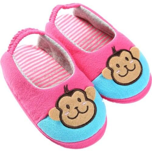 Baby Girls Slippers 2021 New Spring Autumn Children Cute Monkey Slippers Boys Home Indoor Shoes Kids Slippers