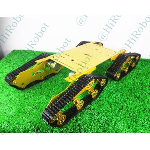 TR900 Tank Car Chassis,Aluminium Alloy Frame/Structure and wheel,For robot education,modification,DIY,tank model,study project