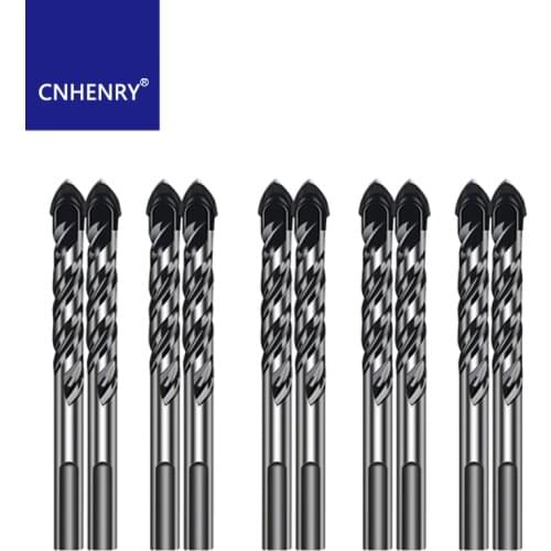 Triangle Drill Bit Twist Drill Head Multi Purpose Ceramic Wall Glass Cement Hole Opener Stone Cutter Nail Metal Drill 6-12mm