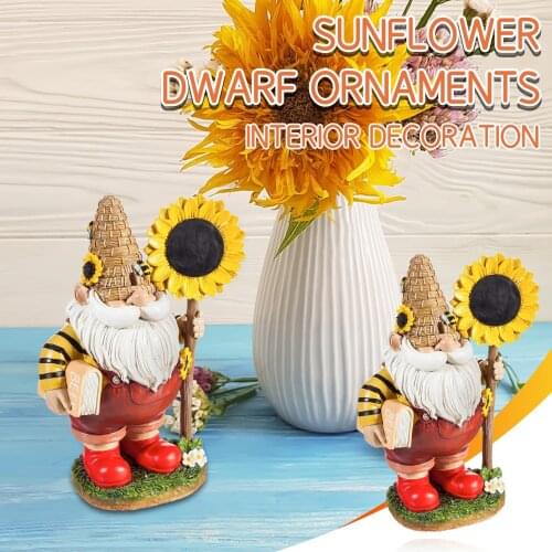 Garden-decoration Gnome Solar Statue Home Garden Garden Sculpture Outdoors Ornament Decor Vlinders Decoratie Tuin Do Ogrodu