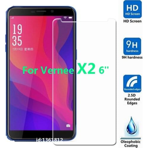 Vernee X2 Tempered Glass Vernee X2 Glass Front Protective For Vernee X 2 Glass Screen Protector Transparent Phone Film 6"