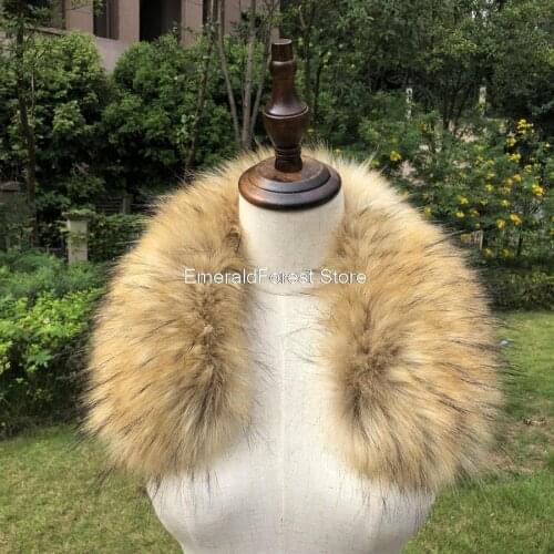 Faux fox fur collar single buy hat general hair collar 55cm
