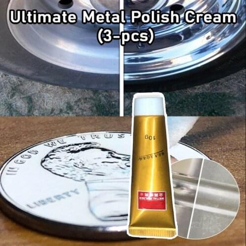 3pcs 10g Metal Polishing Cream Knife Machine Polishing Wax Mirror Metal Stainless Steel Faucet Care Ceramic Polishing Paste