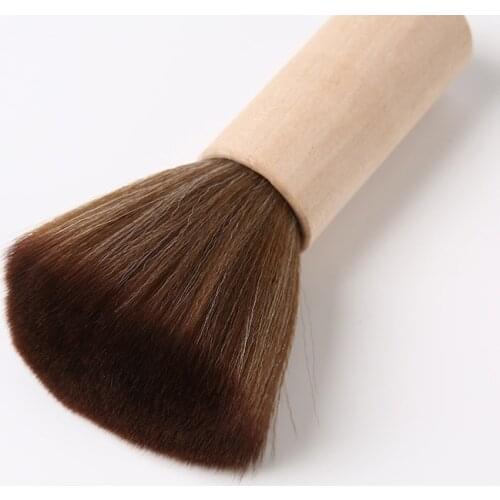 1pc Ultra Soft Barber Cleaning Hairbrush Hair Sweep Brush Hairdressing Neck Face Duster Brush Salon Household Hair Styling Tool