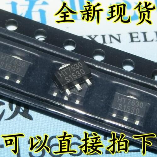 10pcs/lot HT7530-1 SOT-89 7530 Patch Three-terminal regulator