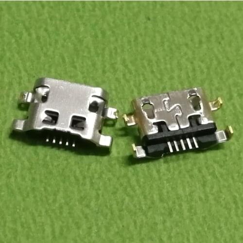 100Pcs Micro Usb Charging Doct Port Connector For Lenovo A708t S890 for Alcatel 7040N OT601 Q529T Q529C Charger Plug