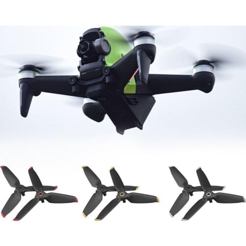 4 Pairs Low Noise Propellers for DJI FPV Combo Drone Props Paddle Blade Replacement Spare Part Quick Release Props Accessories