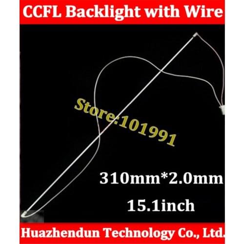 6pcs Universal 15 inch Backlight CCFL Lamps with Wire and Harness 310mm for 15'' 4:3 LCD Screen Freeshipping