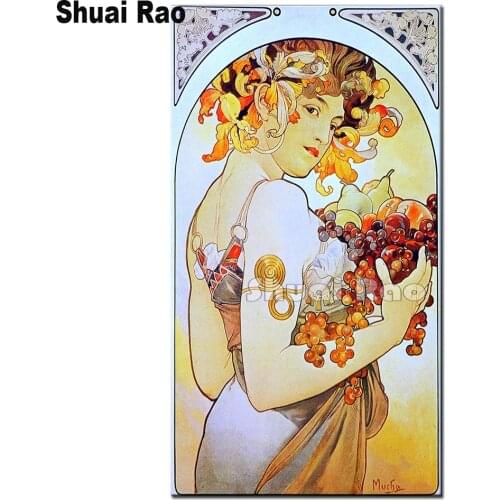 5 D World Soul diamond painting full square / round diamond embroidery European fruit woman daimond mosaic home decoration