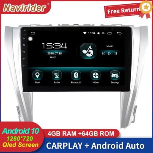 2Din Car Stereo with Screen Android 10 Multimedia For TOYOTA Camry 2015 2017 GPS Car Radio Video Carplay Head Unit