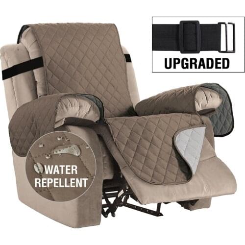 Reversible Recliner Chair Cover Sofa Couch Covers Waterproof Sofa Protectors Slipcover Sofa Couch Covers with Adjustable Elastic