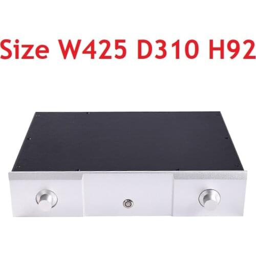CJ-167 All-aluminum Front Amplifier Aluminum Chassis Preamplifier Case Large Size 425*310*92 Decoder Box DIY Pre Amp