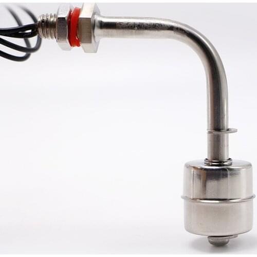 2Pcs/Lot 100V M10-1.5mm Side Mount Horizontal Water Level Sensor Liquid Stainless steel Float Switch