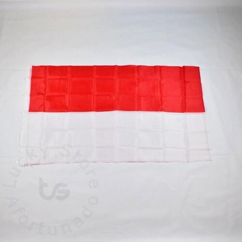 Monaco 90*150cm nation flag Banner Hanging Monaco National flag for meet,Parade,party.Hanging,decoration