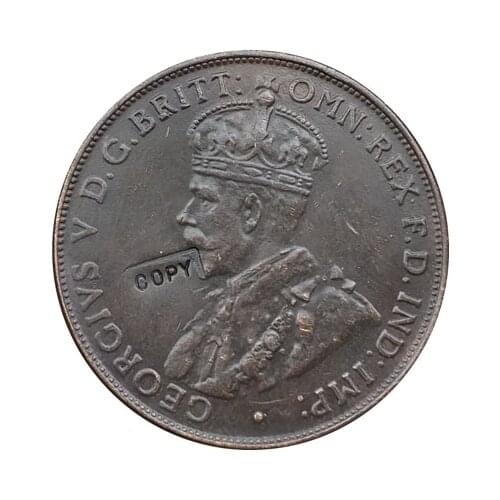REPLICA 1911-1936 26 coins Australia One Penny Coin Copy 100% coper