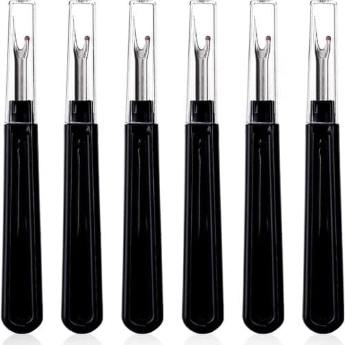 Dailylike 6 PCS Seam Ripper Set Ergonomic Grip Seam Ripper for Sewing Crafting and Removing Embroidery Hems and Seams
