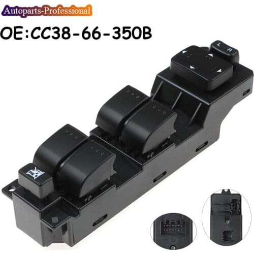 New Front Left Master Power Window Control Switch Button For Mazda A5 For Ford I-MAX R7 R9 CC3866350B CC38-66-350B