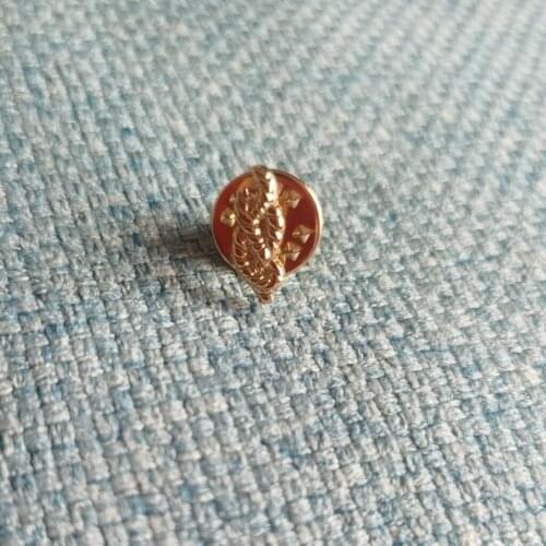 Custom Design Lapel Pin Badge 15MM 0.6" Small Cute Masonic Lapel Badge Emblem Cable Tow Blue Lodge Lapel Pin For Freemason