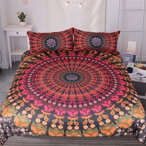 Bedclothes Endless Bedding Sets King Queen Full Twin Bedding-set Bohemia Beds Us Au EU King 240x220 Cm Boho Bedding Duvet Set