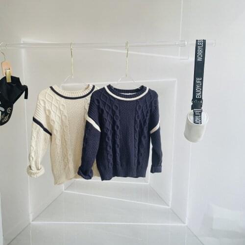 Childrens Sweater Winter New Cotton Clothing Sweater Teenage Boys Sweater Childrens Clothing Fall Knit Sweater 8 10 12Years