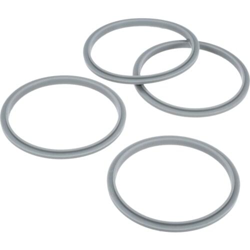 4pcs/set Blender Seal O-Rings Silicone Rubber Gaskets with Lip fit for Nutribullet 600/900 Series Replacement Accessory Part