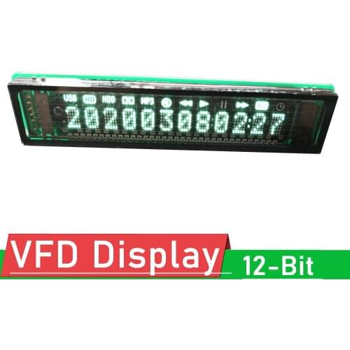 VFD display screen 12-bit dot matrix Display screen Module with font library Fluorescent Display screen SPI interface