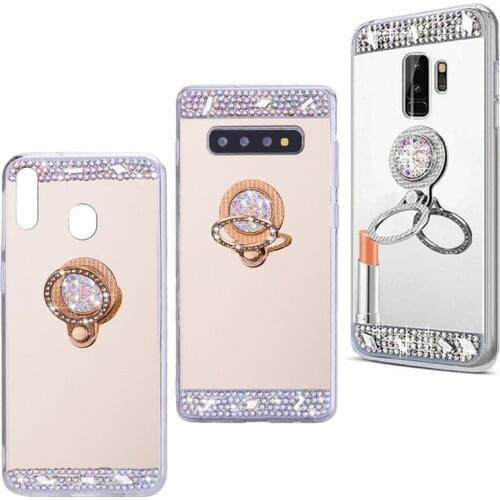Mirror view Phone Coque Cover For Samsung Galaxy A40 S9 S8 Plus S10 5G S10e M20 Note 9 Case J4 J6 A8 A7 2018 J7 neo J8 2018 Case