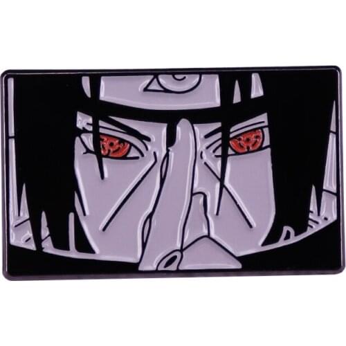 Uchiha Sasuke Badge Japanese Anime Shippuden Brooch boruto Badge Boy Hero Pins Jewelry