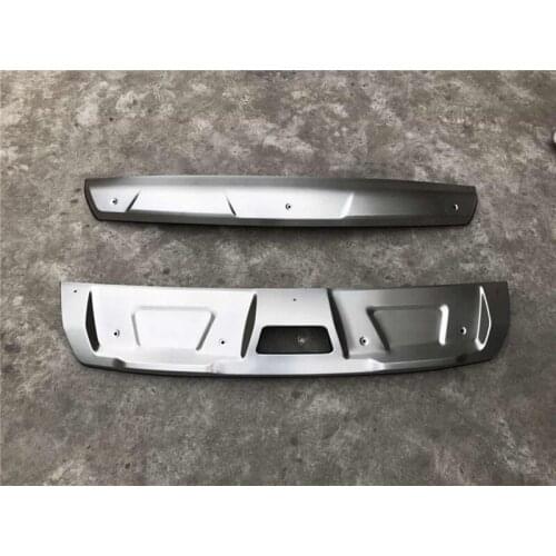 2 pcs metal front rear bumper protector guard with key hole For Nissan Rogue X-Trail T32 2017 2018 car-styling