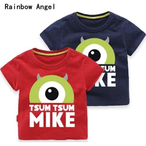 2019 Brand Summer Boys Girls Cotton T-Shirt Baby Boys Cartoon T Shirts High Quality Cotton Childrens Clothing Kids Tee Tops