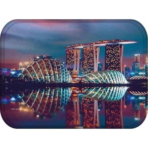 40x60cm Cute Diy Print Floor Mat Bathroom Ground Mat Slip Door Bath Pad Rug Living Room Carpet