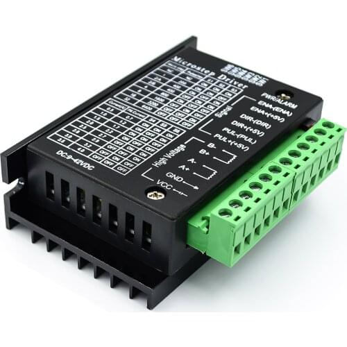 42/57/86 TB6600 wood router machine stepper motor driver 32 segments upgraded version 4.0A 42VDC cnc milling kits