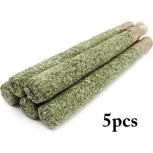 5PCS Cat Interactive Toy Catnip Kitten Toy Pet Silvervine Stick Bite Resistant Cat Chew Toy Kitten Teething Toy Pet Supplies