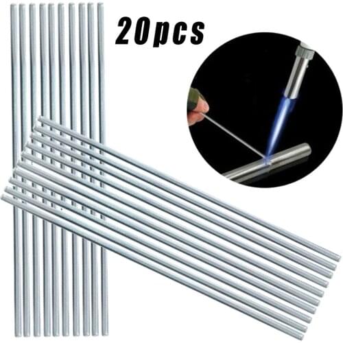 20pcs 33CM*2.0mm Low Temperature Easy Melt Aluminum Welding Rods For Soldering Aluminum Alloy No Need Solder Powder