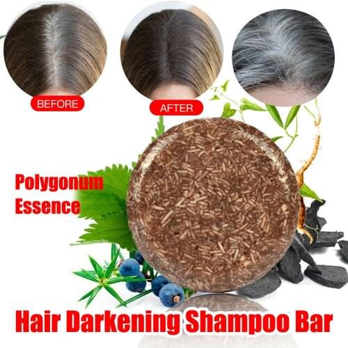 Anti-dandruff Oil Control Soap Hair Darkening Shampoo Bar - Natural Organic Conditioner and Repair Anti-hair Loss