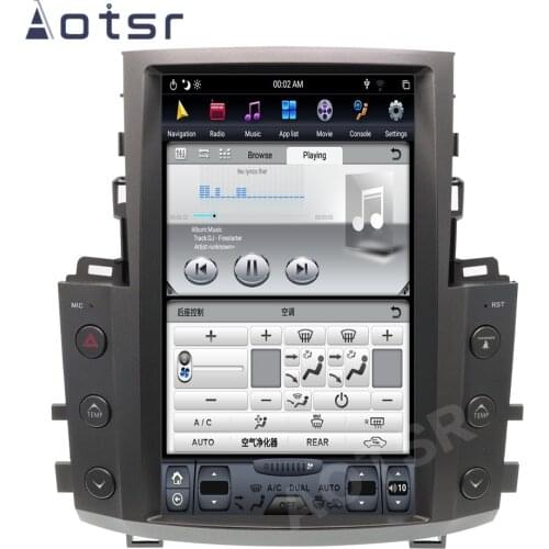 AOTSR Tesla Style Android 8 Car Player For Lexus LX570 2007 - 2015 Central Multimidia 2 Din GPS Radio Carplay IPS AutoStereo