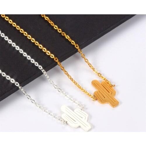 Bracelet for Women Silver Plated Chain Cactus Bracelet Fashion Simple Couple Wedding Bracelet Give Girlfriend Birthday Gift